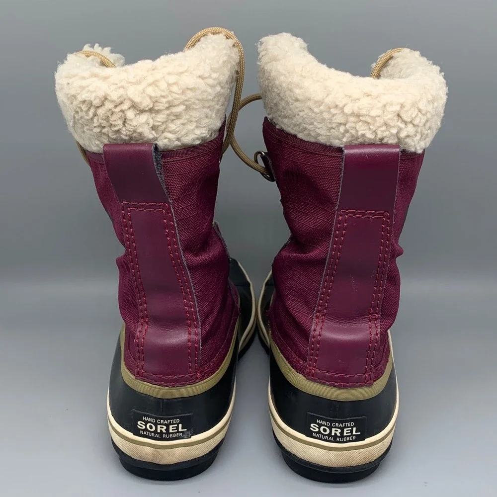 SOREL Winter Carnival Waterproof Purple‎ Snow Boots  NL1495-562 Women's Sz 8
